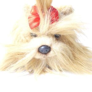 Yomiko Classics Yorkshire Terrier Plush Dog 10" Russ Berrie Vintage 1990s Yorkie